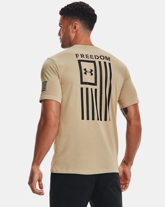 Men's UA Freedom Flag T-Shirt, Brown, pdpMainDesktop image number 0
